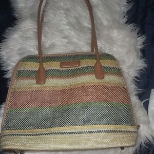 Kate Spade Multicolor Striped Tote